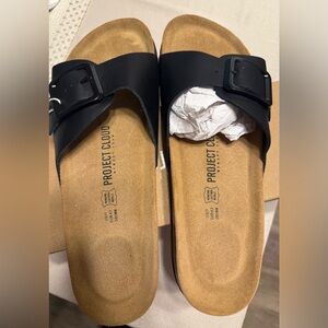 Project Cloud Black Women's Sandals